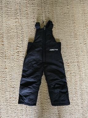 Arctix Black Kids Insulated Snow Overalls Bibs